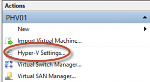 Configuración de Hyper-V Live Migration sin Shared Storage en Windows Server 2012.