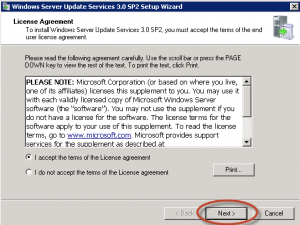 Proceso de instalación de Windows Server Update Services (WSUS) 3.0 en Windows Server 2008 R2