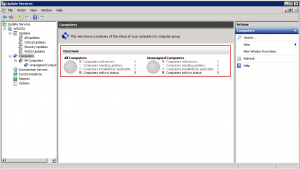 Comienzan a aparecer los equipos para administrar sus actualizaciones a través de WSUS 3.0 de Windows Server 2008 R2
