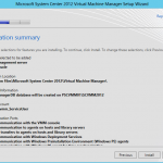 Instalación de System Center Virtual Machine Manager 2012 SP1 (beta)