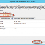 Hyper-V 3 Cluster y System Center Virtual Machine Manager 2012 SP1 - Live Migration