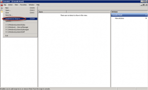 Ilustración 11 - Microsoft Management Console (MMC) para transferir rol Schema Master.