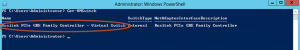 Ilustración 15 – Módulo de PowerShell para Hyper-V en Windows Server 2012. Agregado de VirtualSwitch a Equipo Virtual.