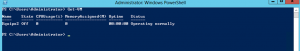 Ilustración 25 – Módulo de PowerShell para Hyper-V en Windows Server 2012. Eliminación de Equipo Virtual.