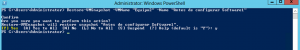 Ilustración 30 – Módulo de PowerShell para Hyper-V en Windows Server 2012. Restauración de Snapshots en Equipos Virtuales.