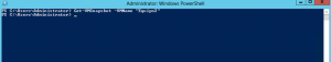 Ilustración 33 – Módulo de PowerShell para Hyper-V en Windows Server 2012. Eliminación de Snapshots en Equipos Virtuales.