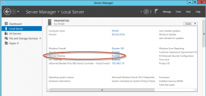 Ilustración 1 – Remote Desktop desde Server Manager de Windows Server 2012, para administrar el servidor remotamente (hasta 2 accesos simultáneos).