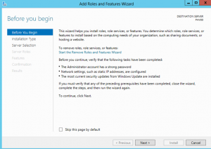 Ilustración 2 – Agregar Roles y Features de Windows Server 2012: Asistente para instalación de iSCSI Target Server.