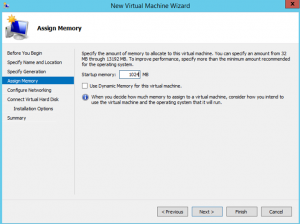 Ilustración 4 - Asistente de creación de Máquina Virtual en Windows Server 2012 R2: creación de equipo generación 2.