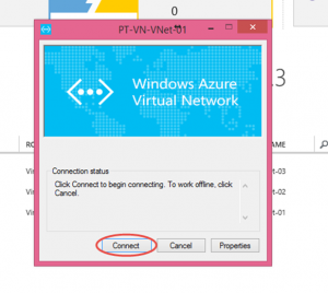 Ilustración 20 – Cliente VPN de Microsoft Azure para conexiones Point-To-Site: conexión desde Microsoft Windows.