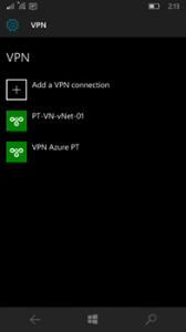 Ilustración 6 - Administración de Conexiones a Redes en Windows 10 Mobile.
