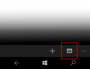 Qué hay de nuevo en Windows 10 Mobile Insider Preview Build 14267 - Abrir EDGE en modo privado (InPrivate).