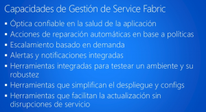 Azure Service Fabric | Capacidades