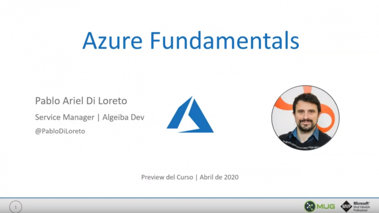 Introducción a Azure Fundamentals MUG Pablo Di Loreto Blog