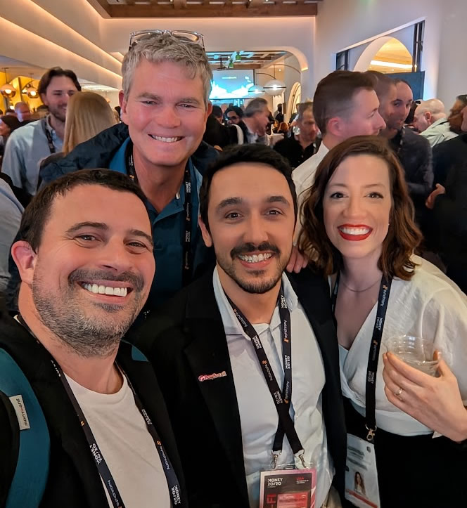 Junto con el equipo de PagBrasil en el Money 20/20.